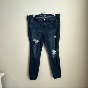 Size 18 Ripped Old Navy Skinny Jeans